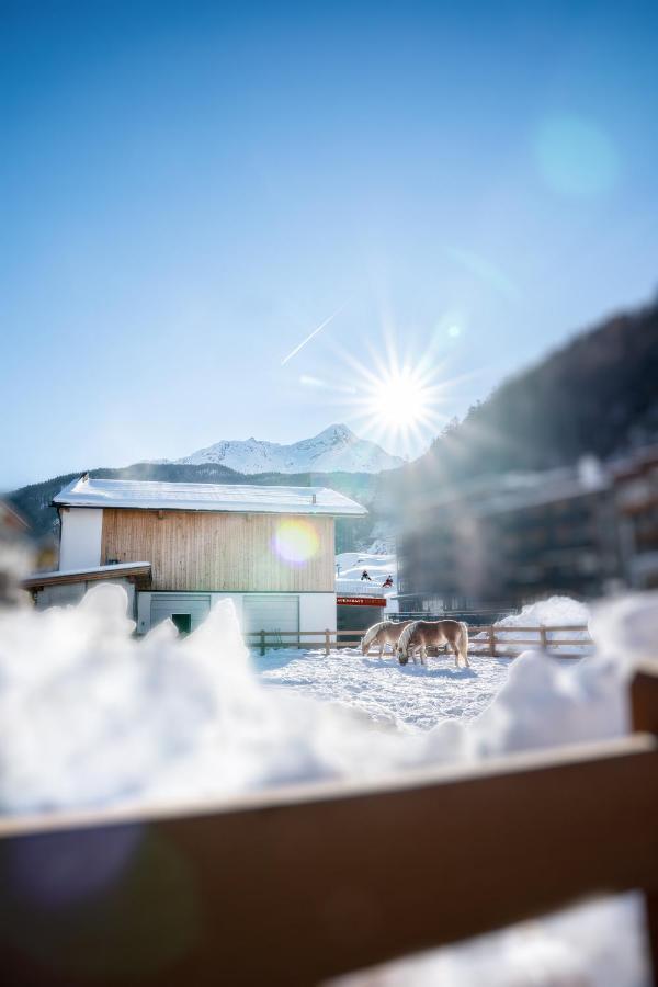 Ferienwohnung Bauernhaus Martinus Sölden Exterior foto